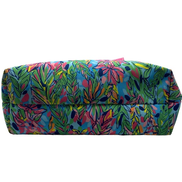 Lilly Pulitzer Beach Bag Large Insulated Tote Colorful Vibrant Shoulder Bag - Picture 7 of 15